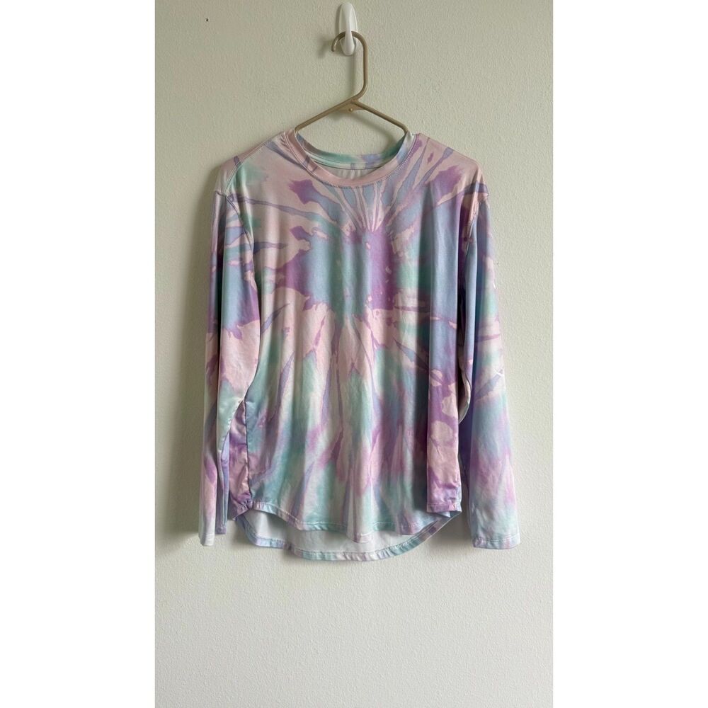Lauren James Women’s Small Pastel Tie Dye Long Sleeve Performance Top Shirt